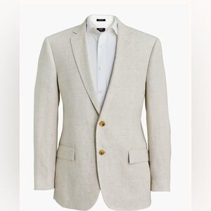 Slim-fit Thompson linen suit jacket